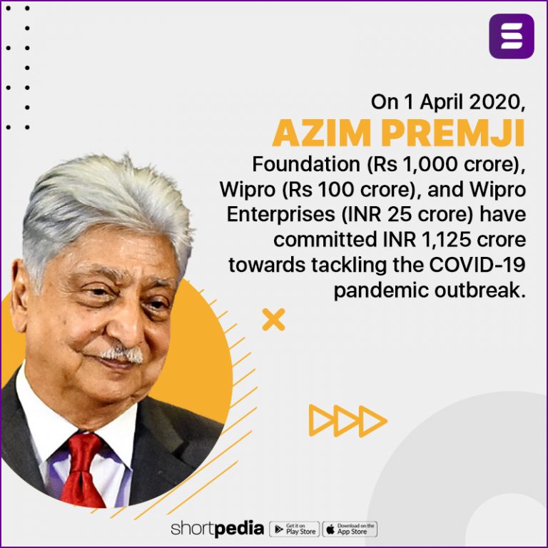 Azim Premji is the most generous philanthropist in India